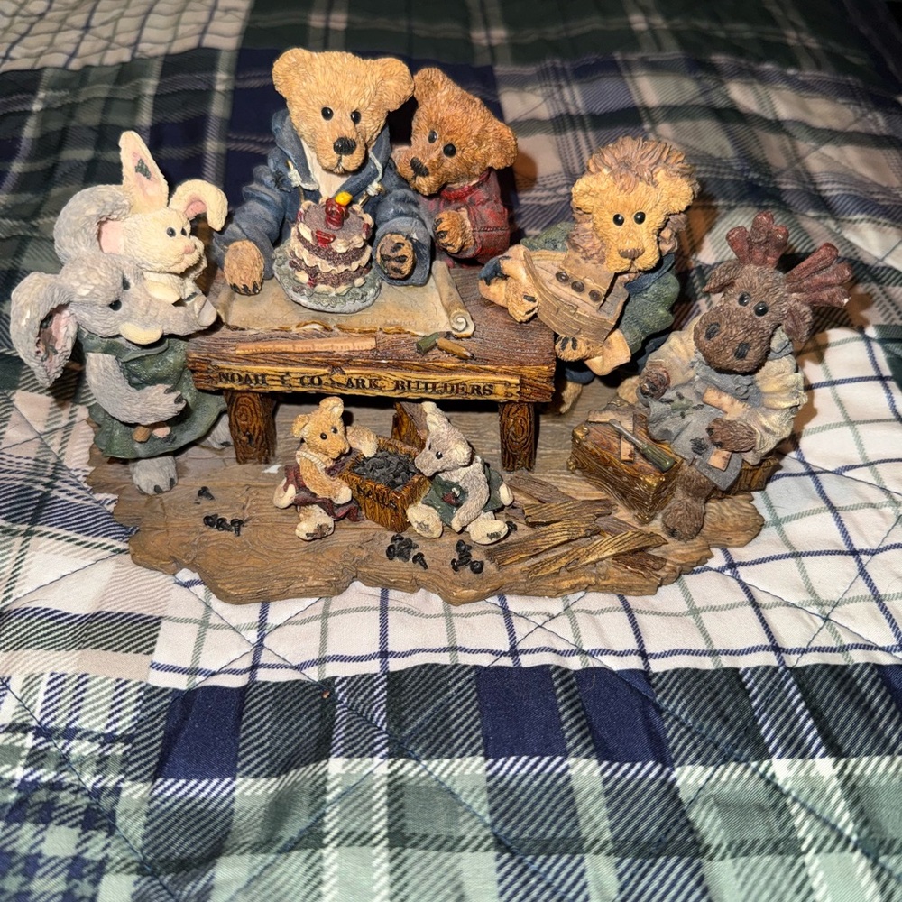 Boyd Bear birthday  Family Figurine Set